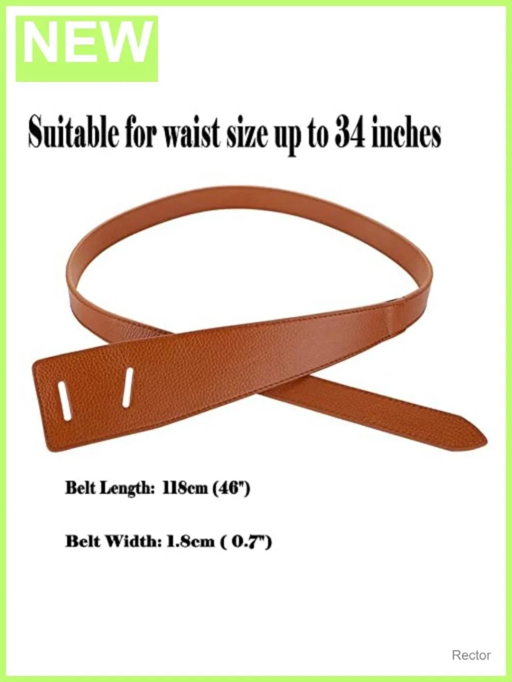Genuine Leather Tie Knot Waist Belt for Women Dress Jeans Coat